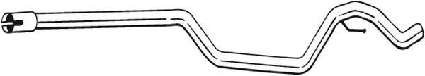BOSAL Voorpijp 855-001 Fiat DUCATO Tussenpijp BOSAL 855-001