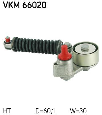 SKF Rolo tensor, correia trapezoidal estriada VKM 66020 Rolo tensor SKF LJ 80 VKM 66020 baratos