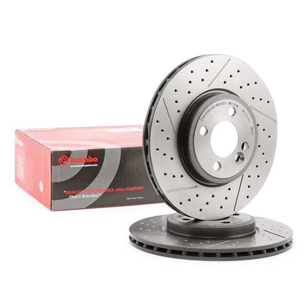 BREMBO Disco de travão 09.A047.21 BREMBO 09.A047.21 Disco de travão Cooper SE (J01) originais preço