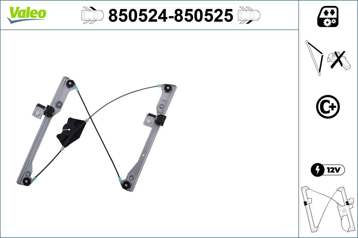 Fensterheber VALEO 850524 VALEO 850524 VW BORA 2023 Scheibenheber
