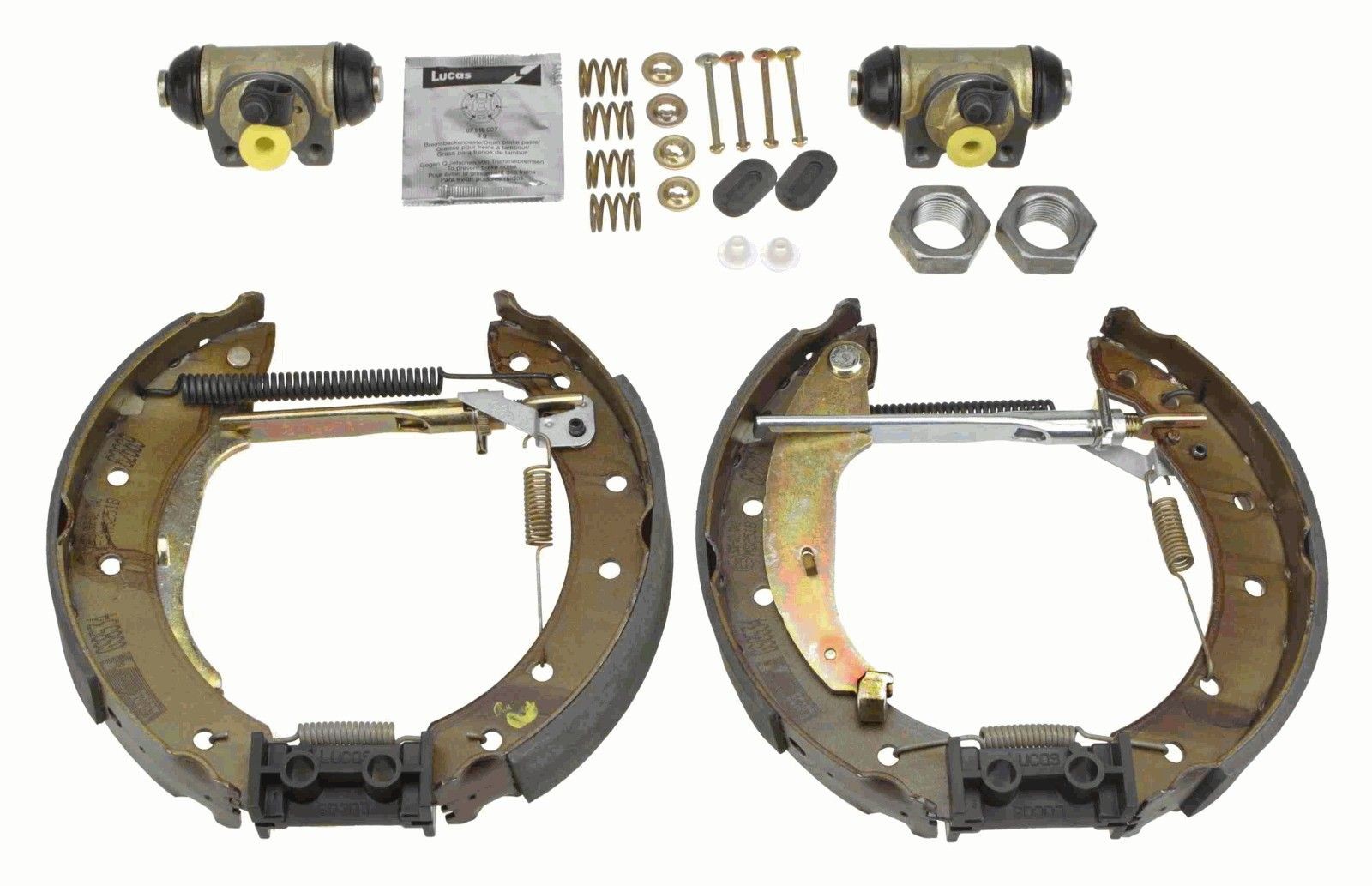 TRW Brake Set, drum brakes GSK1138 TRW GSK1138 Brake Set, drum brakes CITROЁN Xsara Coupe (N0) 2.0 i 16V 163 hp 1999
