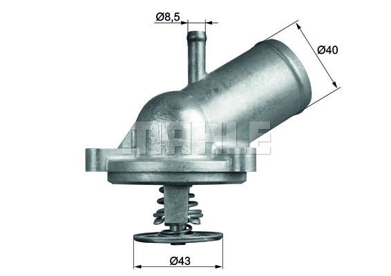 BEHR THERMOT-TRONIK Termostat, kjølemiddel TX 18 83D TX 18 83D Termostat MERCEDES-BENZ GLA BEHR THERMOT-TRONIK