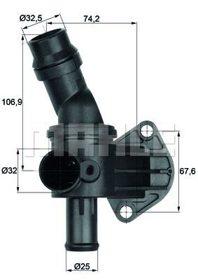 BEHR THERMOT-TRONIK Termostat, kjølemiddel TH 4 80 Termostat BEHR THERMOT-TRONIK GLA TH 4 80 billige