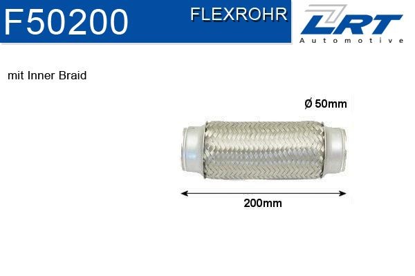 LRT Tresse d'échappement F50200 Tresse d'échappement LRT REKORD F50200 pas cher