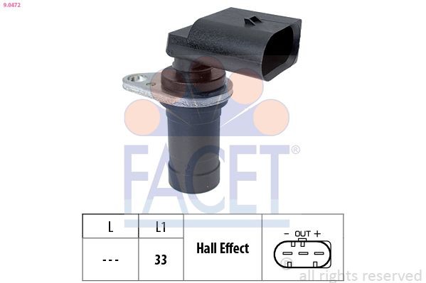 FACET Kurbelwellensensor 9.0472 9.0472 Kurbelwellensensor ROVER 100 FACET kaufen