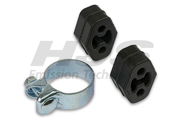 HJS Montāžas komplekts, Trokšņa slāpētājs 82 11 9109 Montāžas komplekts izplūdes gāzu sistēma HJS Ford MAVERICK 82 11 9109