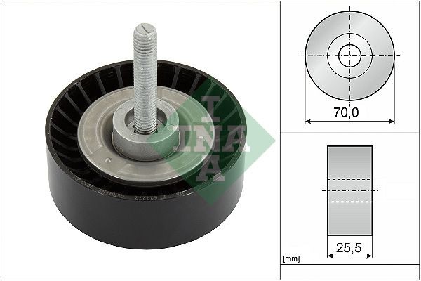 INA Deflection / Guide Pulley, v-ribbed belt 532 0652 10 INA 532 0652 10 CHEVROLET TAHOE guide pulley cost