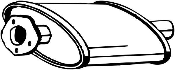 BOSAL Front Silencer 235-941 235-941 BOSAL front silencer VOLVO V60
