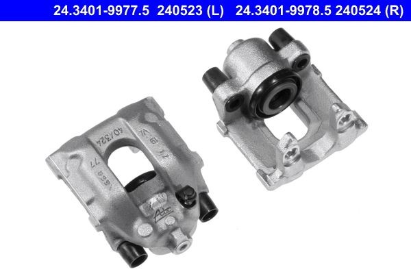 ATE Bremsecaliper 24.3401-9977.5 24.3401-9977.5 Bremseklave BMW 4-serie ATE