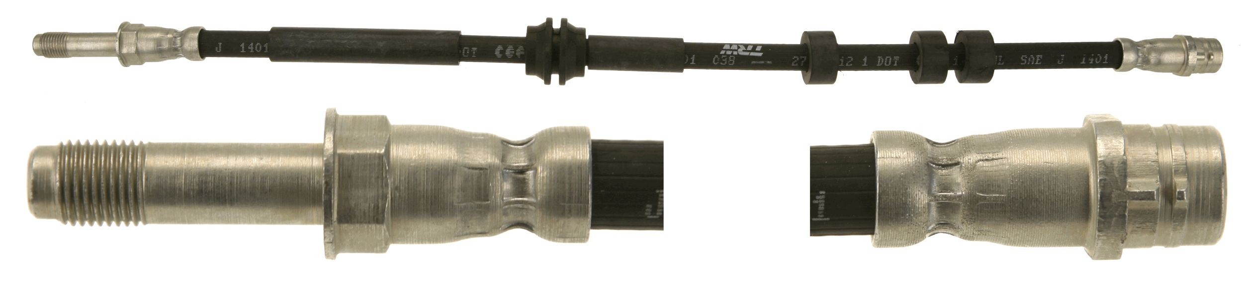 TRW Tubo flexível de travão PHB661 Tubo flexível de travão TRW Audi COUPE PHB661