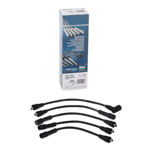 BERU Tennplugg kabelsett ZEF759 BERU ZEF759 originale Pluggledninger 124 Familiare (124) hva koster