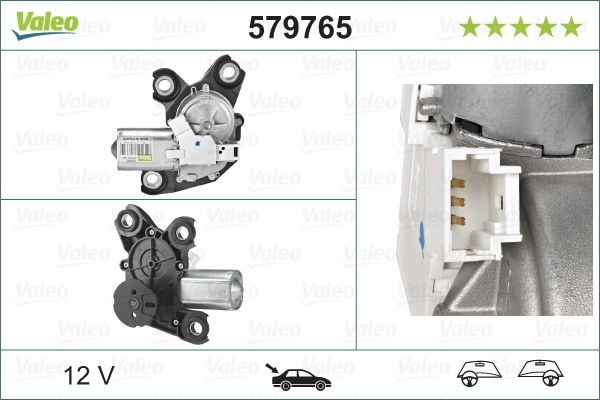 VALEO Vindrutetorkarmotor 579765 579765 VALEO motor till vindrutetorkare OPEL INSIGNIA
