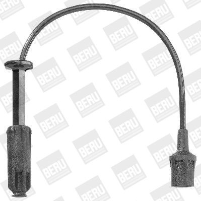 BERU Tändkabelsats ZEF1412 Byta Tändkablar Ssangyong Rexton II kostnad BERU ZEF1412