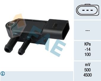 FAE Sensor, pressãodos gases de escape 16109 16109 Sensor gases de escape SKODA FELICIA FAE
