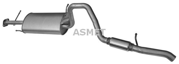 ASMET Panela de escape traseira 25.006 ASMET 25.006 Panela de escape traseira Alto II (CA71) preço