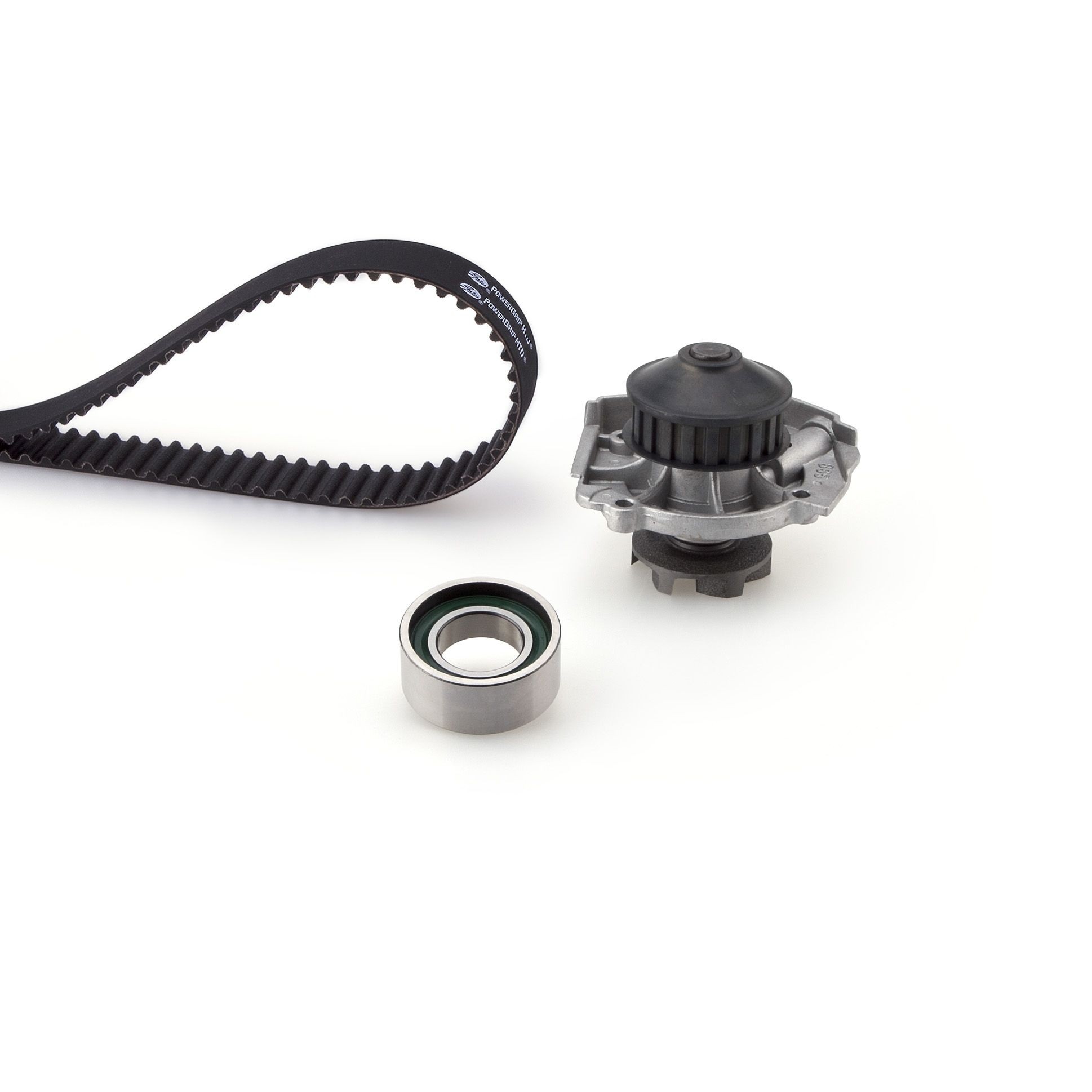 Registerreimsett med vannpumpe GATES KP15030FI GATES PowerGrip KP15030FI Registerreimsett FIAT PANDA 2002