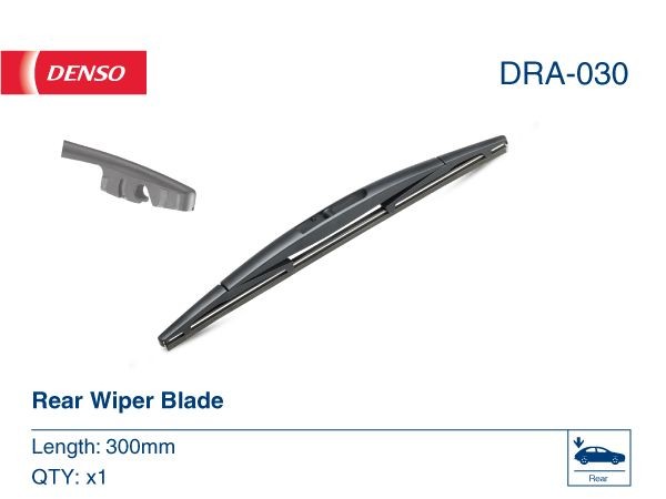 DENSO Vindusvisker bak DRA-030 Vindusviskere DENSO Peugeot 508 Rear DRA-030