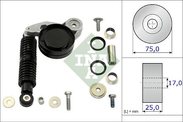 INA Riemspanner, Poly V-riem 533 0118 10 INA 533 0118 10 Spanner poly v riem AUDI A1 Allstreet (GB) goedkoop