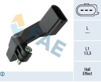 FAE Gerador de impulsos, cambota 79174 79174 Sensor de rotações gestão do motor AUDI 200 FAE