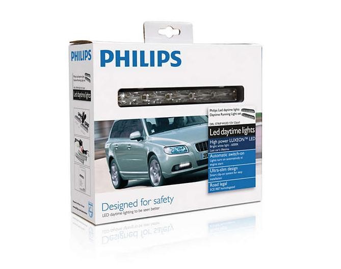 PHILIPS Daglygtesæt 12810WLEDX1 DRL lys PHILIPS MAZDA 12810WLEDX1