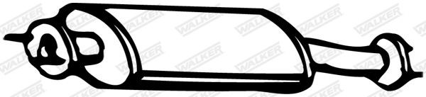 WALKER Silencieux avant 08448 WALKER 08448 Silencieux avant Saab 900 Combi prix