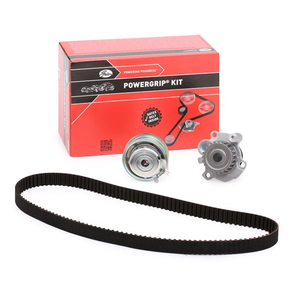 Veepump + hammasrihmakomplekt GATES KP15489XS-2 GATES PowerGrip KP15489XS-2 Hammasrihma komplekt Volkswagen BORA 2010