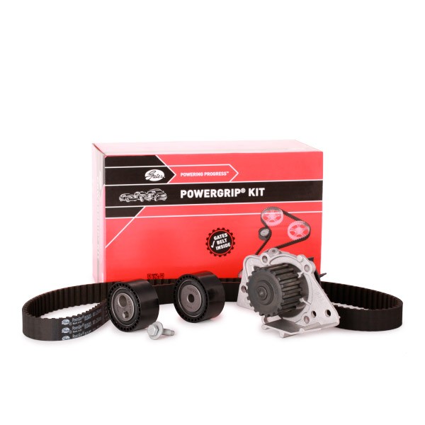 GATES Bomba de água + kit de correia dentada KP15524XS KP15524XS Bomba de água + kit de distribuição GATES FIAT PANDA
