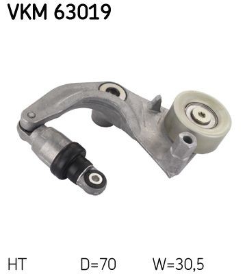 SKF Napínacia kladka rebrovaného klinového remeňa VKM 63019 SKF VKM 63019 Napínacia kladka Accord III Coupe za nízku cenu