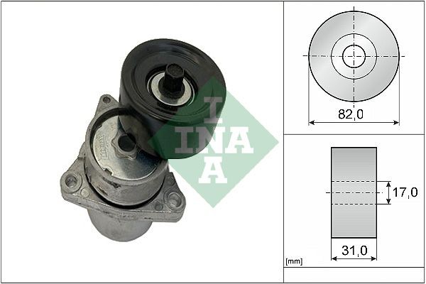 Βραχίονας σύσφιγξης, ιμάντας poly-V INA 534 0359 10 INA 534 0359 10 Βραχίονας σύσφιγξης NISSAN X-TRAIL 2002