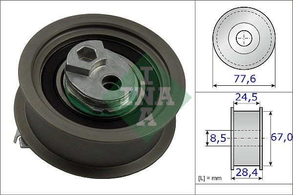 INA Timing belt tensioner pulley 531 0851 10 531 0851 10 INA timing belt tensioner pulley for AUDI ALLROAD