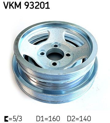 SKF Piedziņas skriemelis, Kloķvārpsta VKM 93201 Piedziņas skriemelis kloķvārpsta SKF Fiat BARCHETTA VKM 93201