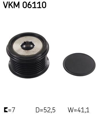 SKF Dynamopoelie VKM 06110 SKF VKM 06110 Dynamo poelie Lexus GS GRL10 aan een voordelige prijs