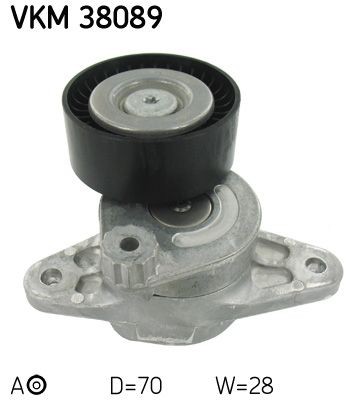SKF Pingutusrull, soonrihm VKM 38089 Pingutusrull SKF Mercedes-Benz VARIO VKM 38089