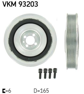 SKF Piedziņas skriemelis, Kloķvārpsta VKM 93203 SKF VKM 93203 Piedziņas skriemelis kloķvārpsta PIAGGIO APE orģinālās