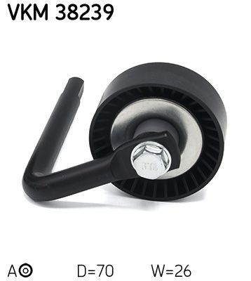 SKF Spännrulle, aggregatrem VKM 38239 VKM 38239 SKF spännrulle drivrem BMW 2-serie