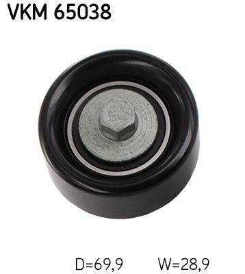 SKF Umlenkrolle Keilrippenriemen VKM 65038 Umlenk Führungsrolle SKF PUNTO EVO VKM 65038 günstig