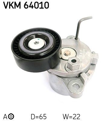 Strammehjul, kilerem SKF VKM 64010 SKF VKM 64010 Remstrammerhjul KIA CARENS 2015