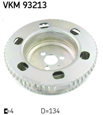 SKF Krukaspoelie VKM 93213 Fiat BARCHETTA Riemschijf voor krukas SKF VKM 93213