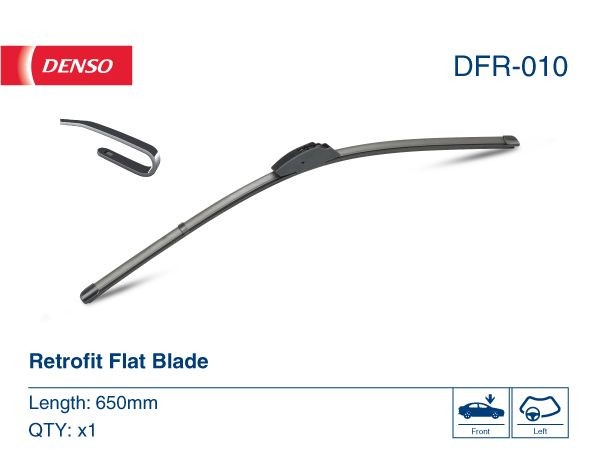 DENSO Ruitenwisser DFR-010 DENSO Flat DFR-010 Ruitenreiniging OPEL Movano B Flatbed Vrachtwagen / Chassis (X62) 2025