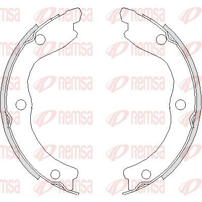 REMSA Ganasce freno a mano 4736.00 4736.00 costo Ganasce freno a mano REMSA NISSAN X-TRAIL