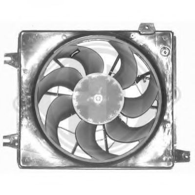 DIEDERICHS Fan, A / C condenser 6841001 DIEDERICHS 6841001 Hyundai Coupe RD blower, air conditioner replacement