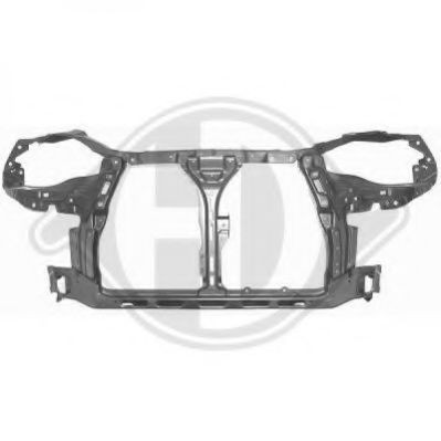 DIEDERICHS Front Cowling 6950002 DIEDERICHS 6950002 DAEWOO Nubira Saloon (J200) radiator support frame replacement