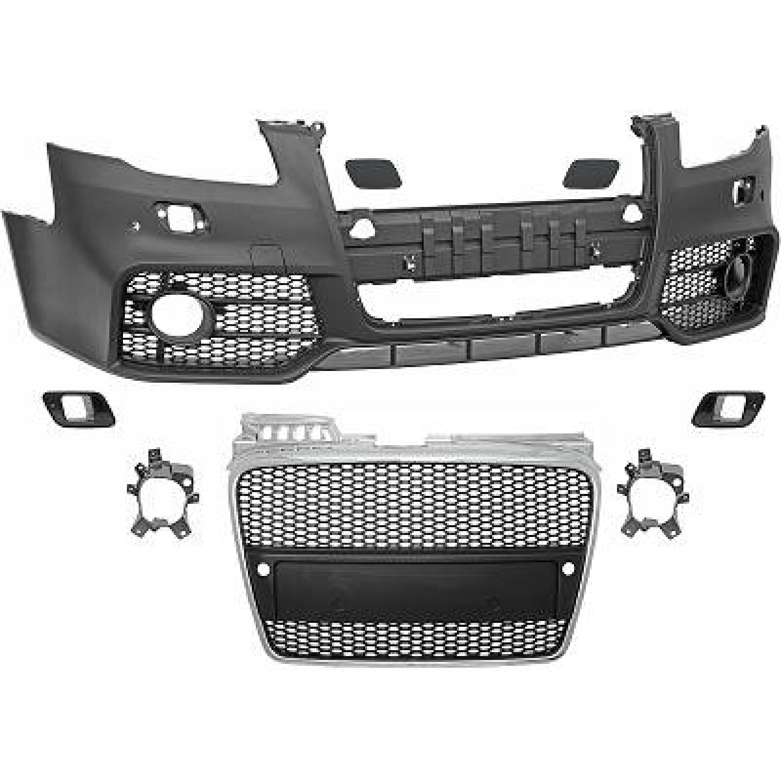 DIEDERICHS Komplett stötfångare 1017653 Stötfångare Audi 8H7, B6, 8HE, B7 1017653 DIEDERICHS