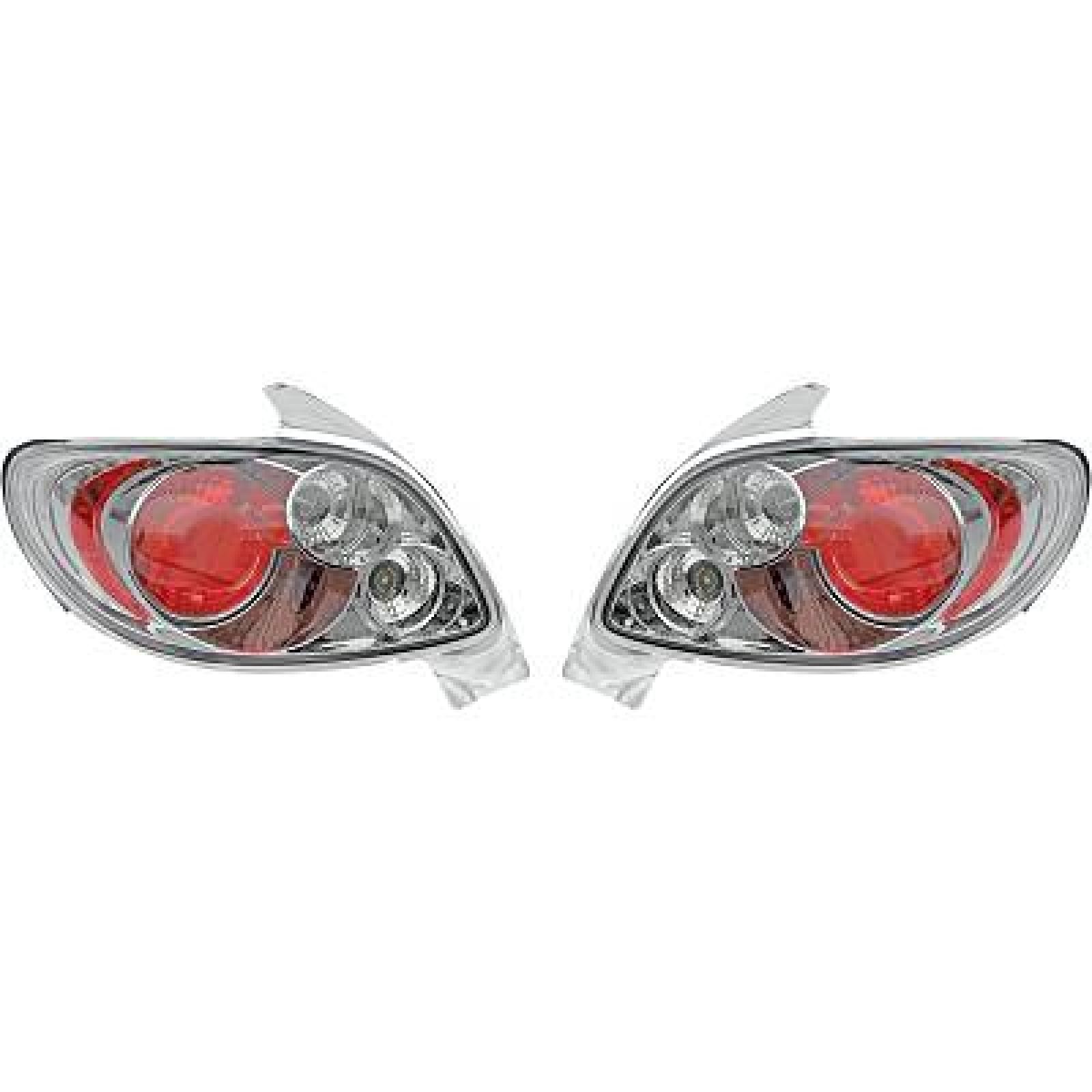 Kit de feux arrière DIEDERICHS 4225095 DIEDERICHS HD Tuning 4225095 Feux arrière droit et gauche Peugeot 206 1999
