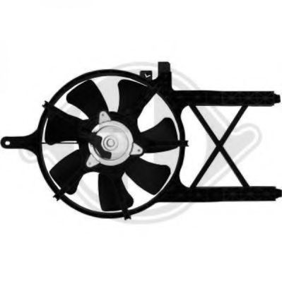 DIEDERICHS Ventilator, klimaanlæg 8608306 8608306 Ventilator, klimaanlæg DIEDERICHS MAZDA RX-8