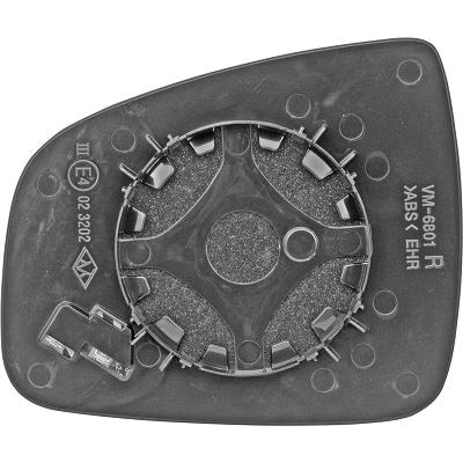 DIEDERICHS Miroir de rétroviseur 4421026 Verre de rétroviseur extérieur DIEDERICHS CAPTUR 4421026 pas cher