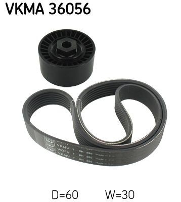 Drivremssats SKF VKMA 36056 SKF VKMA 36056: Drivremssats Renault TWINGO 2024