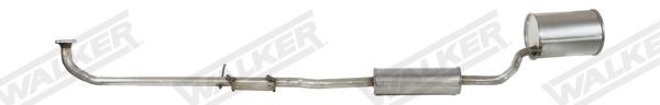 WALKER Bagpotte 22651 Udstødning bagpotte WALKER DAIHATSU 22651