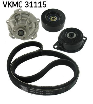 SKF Vesipumppu + vetohihnasarja VKMC 31115 SKF VKMC 31115 VW Caddy 2 Pickup moniurahihnasarja hinta