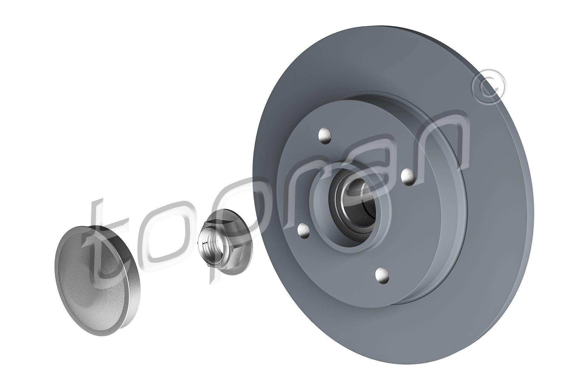 TOPRAN Remschijf 722 599 722 599 Remschijf CITROËN XSARA TOPRAN